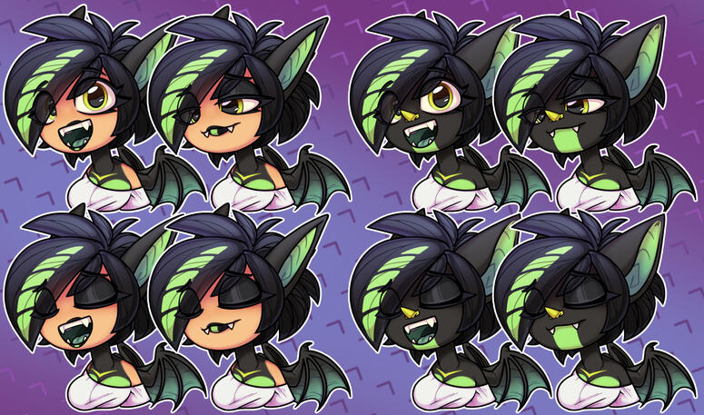 Portrait - 8 emotions